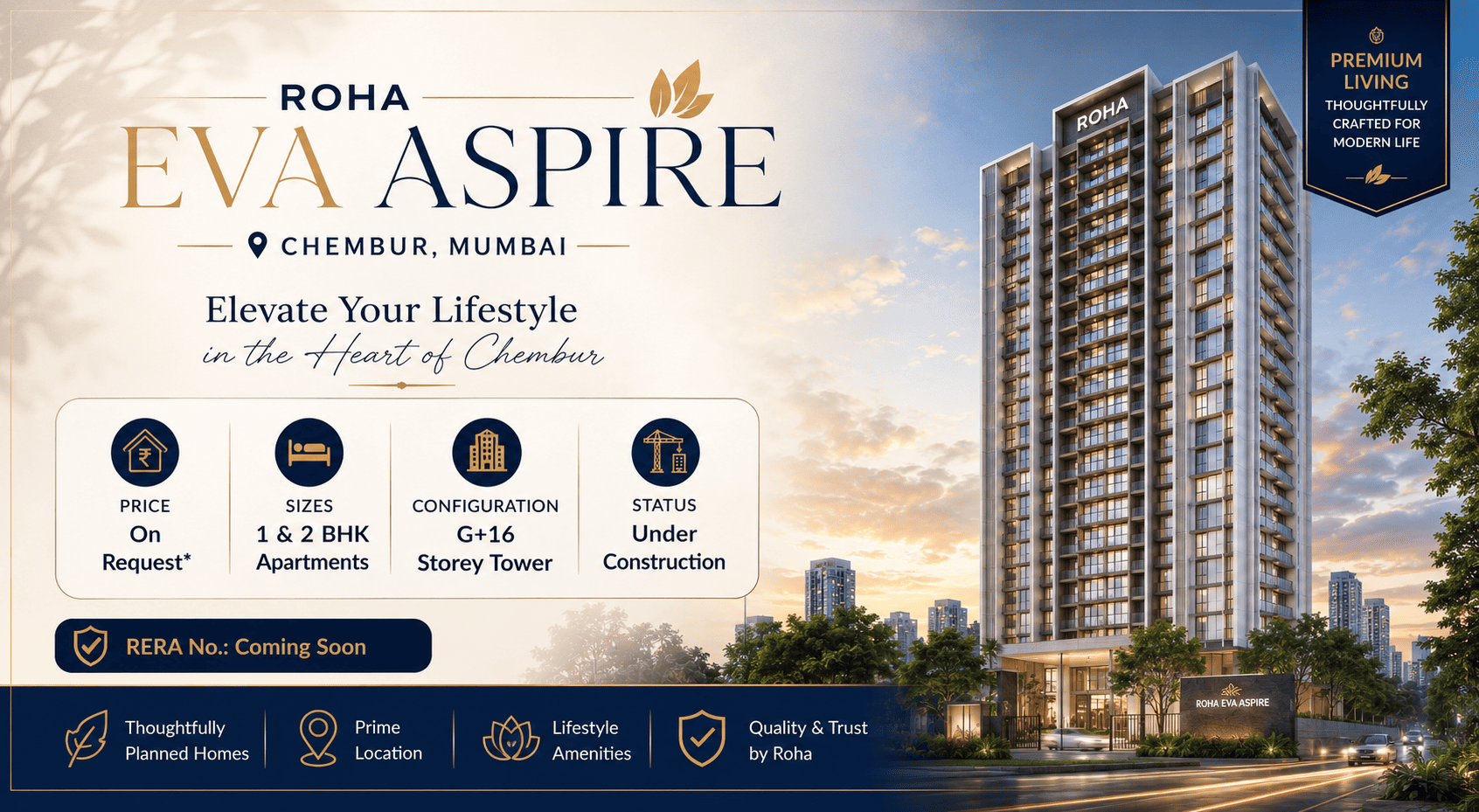 Roha Eva Aspire - Premium Apartments at Chembur, Mumbai